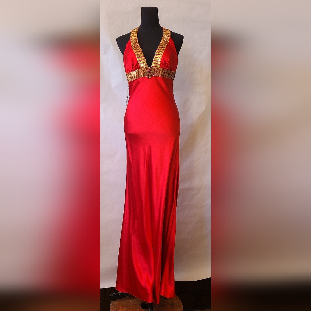 Faviana Formal Satin Dress